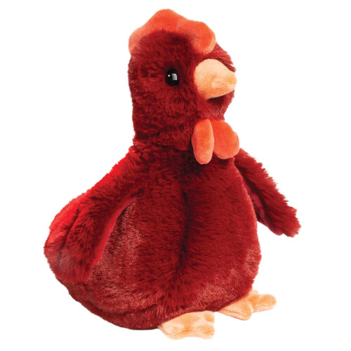 Douglas Douglas Rhodie zachte rode kip mini pluche knuffeldier