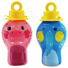 Oom Bubble No-Spill Bubble Tumbler voor baby's, peuters en kinderen | Inclusief superklein bellenblaasmiddel en bellenblaasstokje (2 stuks, olifa