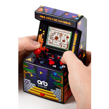 Orb - Mini Arcade Machine 300 jeux intgrs Jeux d'arcade rtro 8 bits 2.5 cran couleur Joystick 8 voies 2 boutons Contrle du volume