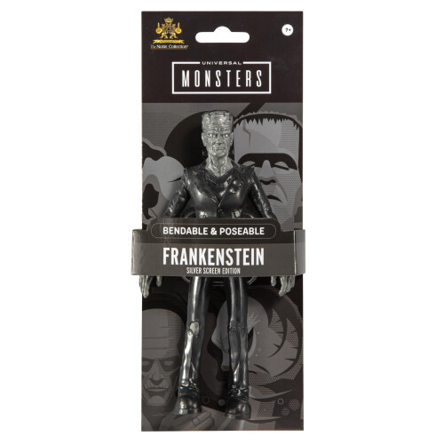 The Noble Collection Bendable Universal Monsters Frankenstein (Black and White)