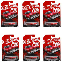 Hot Wheels Mattel Dream Mobile 80th Anniversary Collectors Edition Confezione da 6 auto pressofuse retr?-futuristiche in scala 1:64, dai 3 anni i