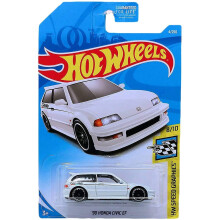 Hot Wheels '90 Honda Civic EF [Bianco] 4/250 Grafica velocit? 8/10