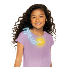 Collar de conchas marinas de Ariel de La Sirenita de Disney con funcin de iluminacin y voz cantante de Ariel! Collar de juguete para nias, j