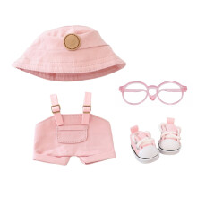 Set di vestiti per bambole da 17 cm Set di 4 pezzi per bambola da 6,7 ???ollici Abito alla moda Cappello Vestiti Scarpe Accessori per giochi e d