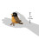 Folkmanis Mini Robin Finger Puppet Brun R?dlig Orange Sort 8"""" 4