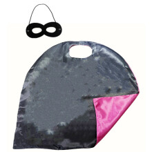 AICOC Capes en Maskers Voor kinderen Dubbelzijdige Verkleedkostuums Kerstmis Halloween Cosplay Cadeau Voor Jongens Meisjes