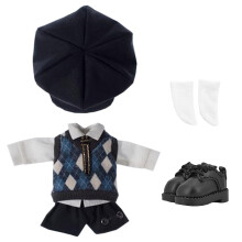 niannyyhouse Schuluniform-Outfit für Ob11 1/12 BJD-Puppe, 4,3 Zoll (11 cm) Körper (A-6)