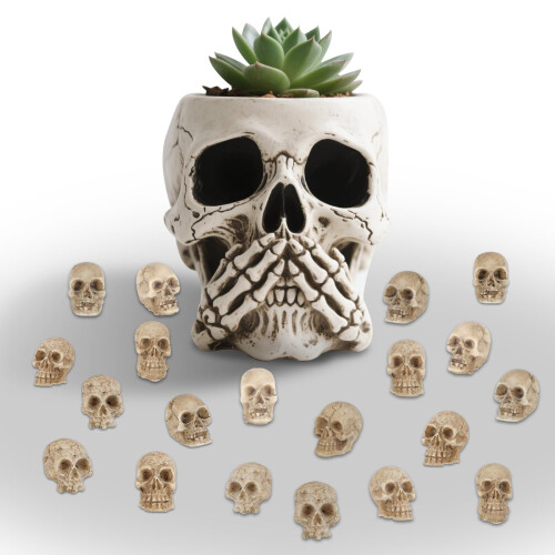 Junware 40 kpl Mini Skull Figurines 1