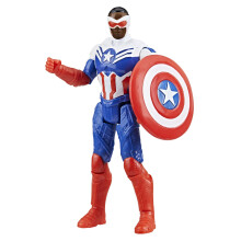 Marvel Epic Hero Series Captain America Actionfigur, 4-tum, Avengers Super Hjälteleksaker, Påskägg Fyllningar för Barn, 4+