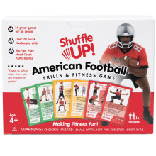 Shuffle Up Amerikansk Fotbollskortspelet - Utomhusspel för Barn med 70+ Aktiva Träningskort