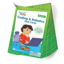 hand2mind Coderen en robotica Taakkaarten voor beginners Coderen voor kinderen 5-7 STEM-projecten Computerprogrammering voor kinderen Technologie Spe