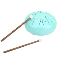 5,5 Zoll Cyan Stahlzungen-Ethertrommel mit Handpan-Tasche
