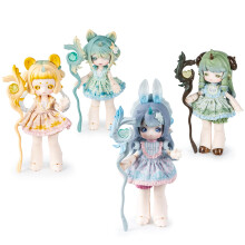 Antu Cute Beast Magic Series Caixa Única (Contém 1 Figura), 1/12 BJD Dolls Design Aleatório Figuras Colecionáveis