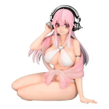 Furyu Super Sonico Noodle Stopper Figure (versione bikini bianco)