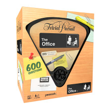 Trivial Pursuit: The Office, Quick Play Edition Trivia Game, Test Your Knowledge of The Dunder Mifflin Team with 600 Questions in 6 Categories Coverin