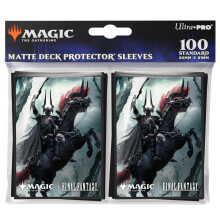 Ultra PRO - Final Fantasy x Universes Beyond Summon Primal Odin 100ct Fundas protectoras de cubierta para Magic: The Gathering | Accesorios para