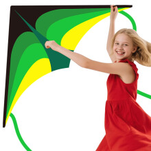 YFAFENGS stor deltadrage til b?rn og voksne - lette at flyve udend?rs drager til b?rn i alderen 8-10 Perfekt til strand- og familieaktiviteter In