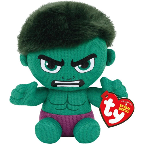 Ty Ty Marvel Hulk Beanie 7" Plush Toy 1
