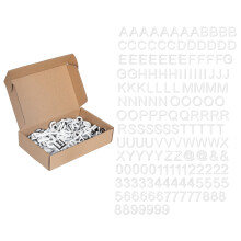 Ilyapa 167 stykke alfabetmagneter Magnetiske bogstaver og tal til tavle- og tavleskilte ABC-magneter Bl?de og holdbare EVA-skummagnetiske