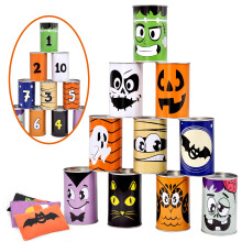JOYIN 13 Teile Halloween Karneval Dosen Wurfspiel für Kinder & Erwachsene, Dekoration & Partybedarf