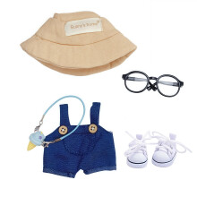 Roupa de Designer para Boneca de 17cm, Conjuntos Premium de Denim, Acessórios e Calçado