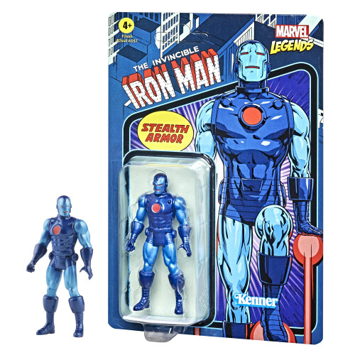 Marvel Hasbro Marvel Legends Retro Stealth Suit Iron Man Action Figure 1