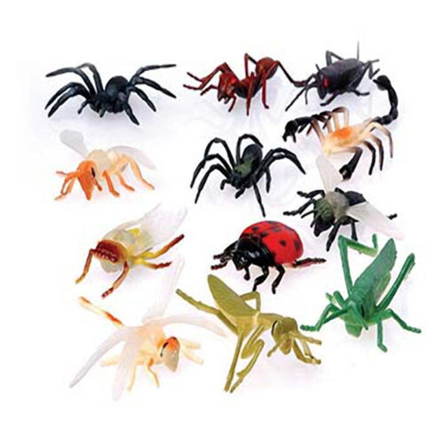 U.S. Toy 2378 Mini Insecten, 1-Pack van 12