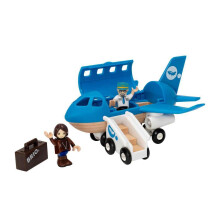BRIO World - 33306 Letadlo | Sada stimulujcch drevench letadel | Zvyuje kreativitu a logick mylen | Kompatibiln se eleznicnmi hrackami BRIO