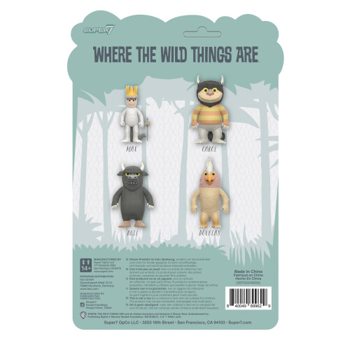 Super7 Where The Wild Things Are Figures ReAction Wave 01 - Douglas (Monstro) 2