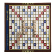 WS Game Company Scrabble Deluxe Travel Edition 2 to 4 players