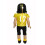 Conjunto de Futebol Amarelo e Preto 6pc para Bonecas de 18 Polegadas | Qualidade Premium & Design Moderno | Roupas para Bonecas 3