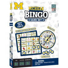 MasterPieces Barnspel - NCAA Michigan Bingospel - Rolig familjeunderhllning fr barn och vuxna - Lrorikt engagerande och perfekt fr lekkvllar
