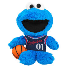 Bleacher Creatures Los Angeles Clippers Sesame Street Koekiemonster 8" Kuricha - Officieel NBA Plush Speelgoed