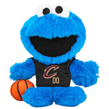 Bleacher Creatures Cleveland Cavaliers Sesame Street Cookie Monster 8" Kuricha - Officiële NBA Plush Toy