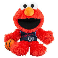 Bleacher Creatures Los Angeles Clippers Sesame Street Elmo 8"""" Kuricha - Oficilne licencovan plyov hracka NBA