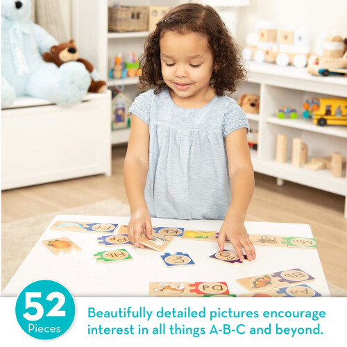 Melissa & Doug MELISSA & DOUG Puzzle Lettere Autocorrettive (Set di 6) 1