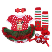 Poppenkleertjes voor 20""-23"""" Reborn Baby rode Tutu-jurk 4 stuks/set