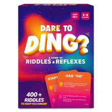 Dare to Ding - Game of Riddles & Reflexes Fast-paced Card Game Test Your Wits Family-Friendly Game for Teens Families & Adults Gifts for Ages 10