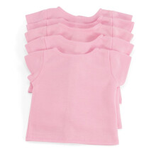 Emily Rose 18 pollici vestiti per bambole confezione da 5 magliette rosa lassiche casual versatili magliette nozioni di base pacchetto valore per
