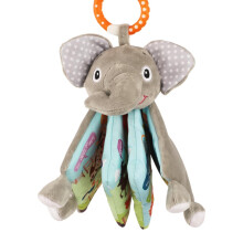 Olifant Babyboeken Speelgoed 0-6 Maanden Loveys Crinkle Boeken voor Baby's Aanraken en Voelen Babyspeelgoed 6-12-18 Maanden 1-2 Jaar Oud Douchegesche