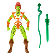 Masters of the Universe Origins Action Figure, Snake Teela con Articolazione e Mini Fumetto, 5.5 in