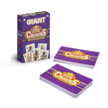 Five Crowns Giant krtyajtkok Jumbo krtyajtk gyerekeknek s felnotteknek Csaldi jtk jszaka 5 rmi stlus krtyajtk 8 ves kortl