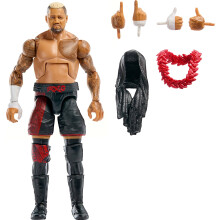 Mattel WWE Elite Collection Top Picks Actionfigur & Zubehr-Set Sola Sikoa 6-Zoll-Sammlerstck mit austauschbaren Hnden, Ringausrstung und 25 A