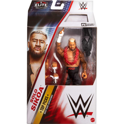 Mattel Figuras de Ação Mattel WWE Elite Collection Top Picks, Sola Sikoa 6 polegadas, com Acessórios 1
