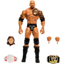 Mattel WWE Elite Collection Set di Action Figure WrestleMania, The Rock con Accessorio e Parti per Nicholas