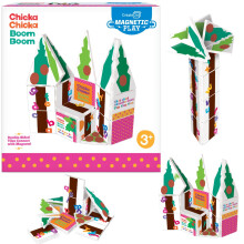 Chicka Chicka Bomboms?t Magnetisk b?rnebyggeleget?j P?dagogisk stammeleget?j til alderen 3+ 19 stykker af CreateOn