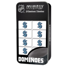 MasterPieces Game Day - NHL Seattle Kraken - 28 Piece Team Logo Double Six Domino S?t