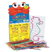WikkiStix Sea Life Pak sislt 12 meriolentoa, joissa on kytnnnlheist toimintaa ja hauskoja faktoja, jokaisessa valmistettu Yhdysvalloissa!