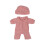 Miniland - Roupas para Boneca de 15 Polegadas, Acessório de Vestuário, Pijamas com Chapéu (Rosa) 1