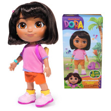 Dora, Chante & Explore Poupée avec Musique, Effets Sonores, Phrases Bilingues, Vêtements & Accessoires